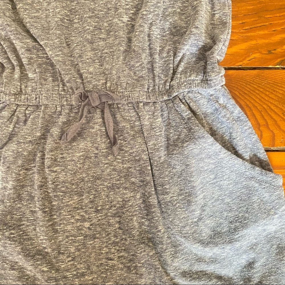 Basic Editions Light Heather Blue Pocket Fit & Flare Dress Size Medium - Picture 2 of 5